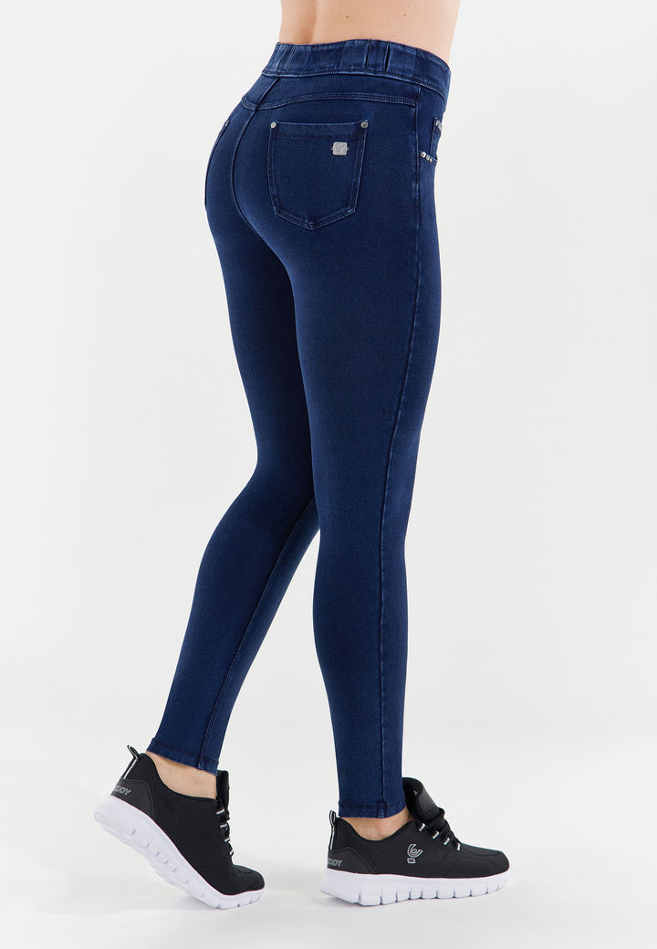 SLIM FIT TAPERED LEG TROUSERS
